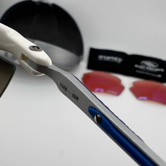 Rudy Project Magster Racing Sunglasses SN66-69R with Case & Extra Lenses MINT! - Picture 14 of 16